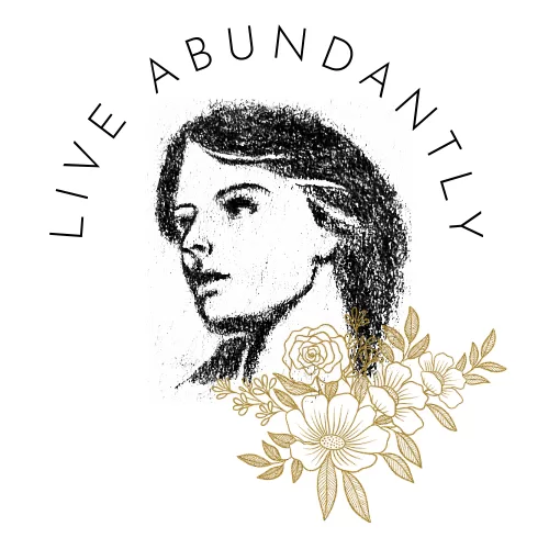 The Woman's Way Logo stating live abundantly.